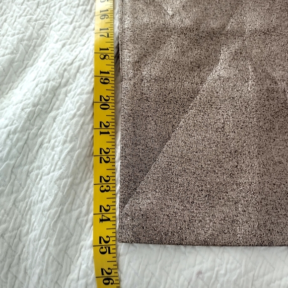 NWT Madewell Slim Emmett Wide-Leg Crop Pants in Metallic Sz 28 - Picture 10 of 10